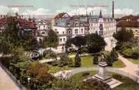 Kaiserslautern, Partie-Bismarckdenkmal-Postkarte-kl